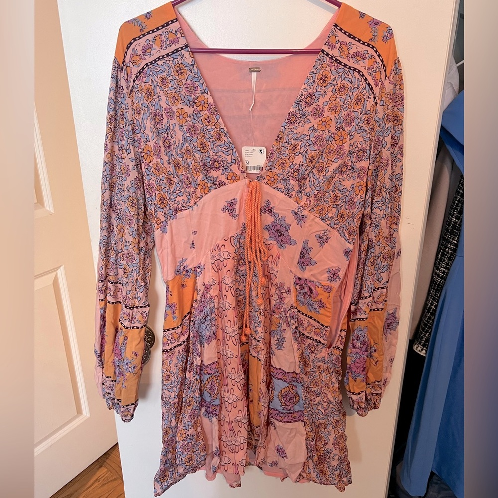 NWT Free People Floral Mini